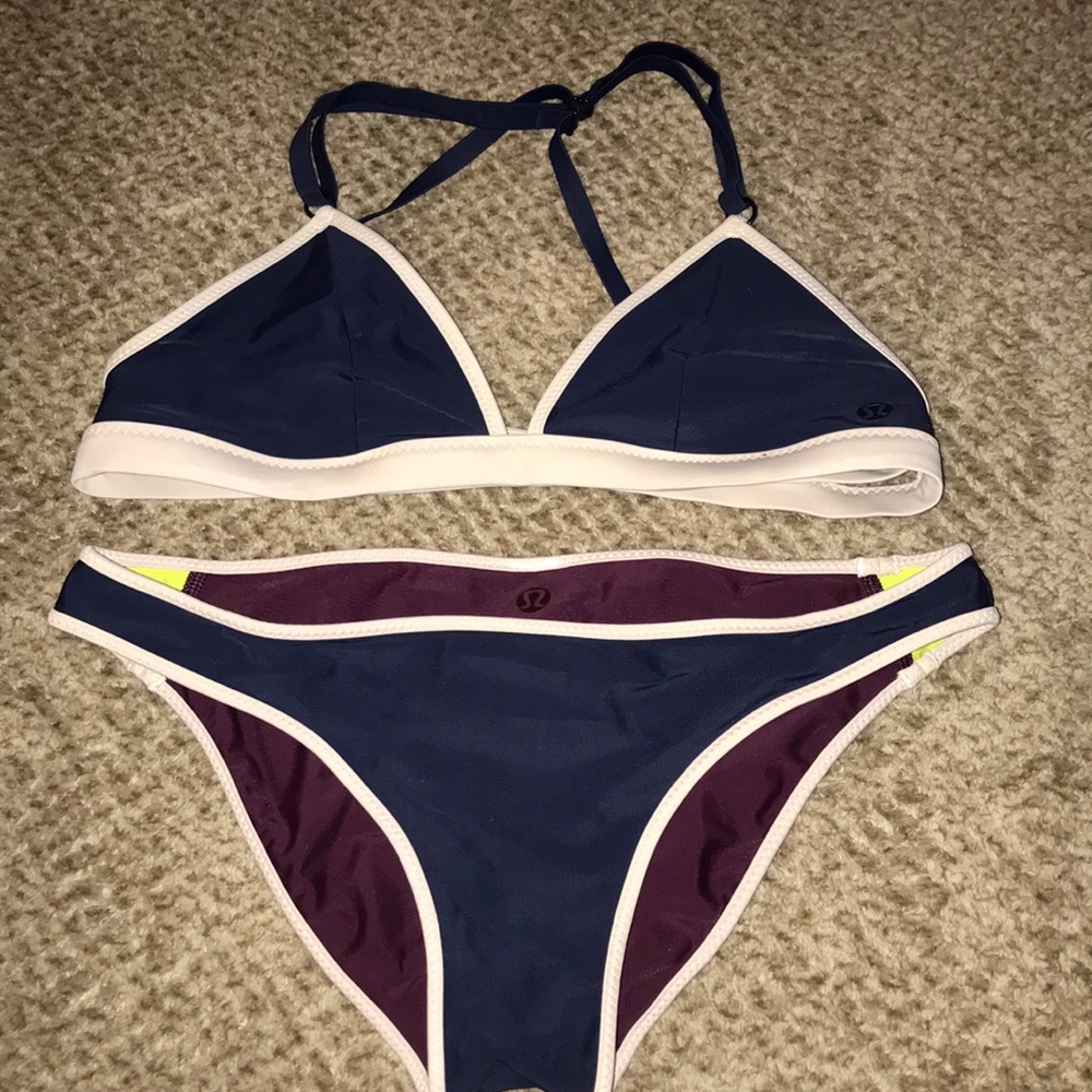 Lululemon bathing suit top and bottom